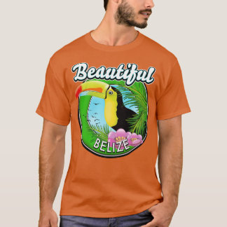 Vacker Belize retro Toucan T Shirt