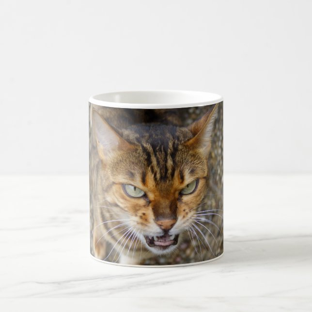 Vacker Bengal Cat Kaffemugg (Center)