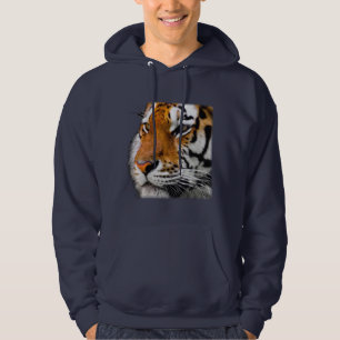 Vacker Bengalisk Tigergemälfotografi Hoodie