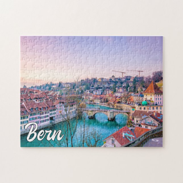Vacker Bern, Schweiz Pussel (Horisontell)