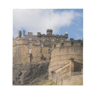 Vacker berömd gigantisk Edinburgh Castle i Anteckningsblock