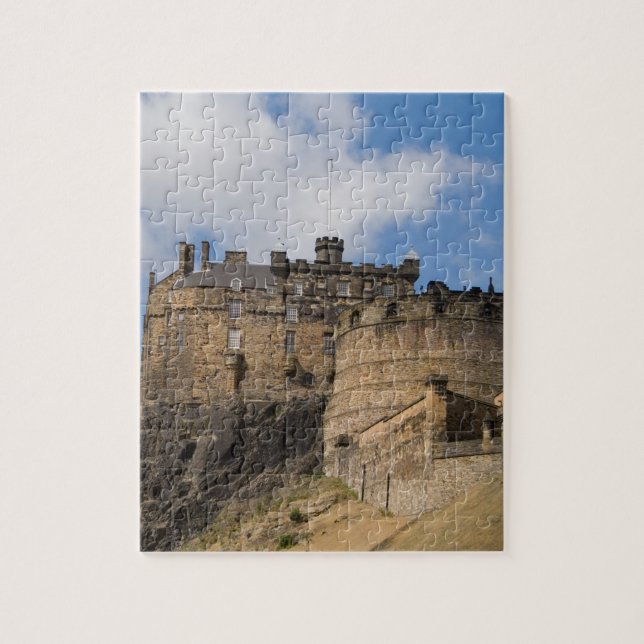 Vacker berömd gigantisk Edinburgh Castle i Pussel (Vertikal)