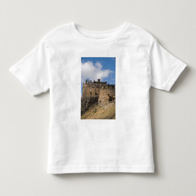 Vacker berömd gigantisk Edinburgh Castle i T-shirt (Framsida)