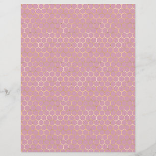 Vacker Bina Rosa Bikupad Scrapbookpappersark