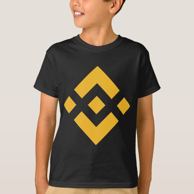 Vacker BINANCE BNB Coin Cryptocurrency T Shirt (Framsida)