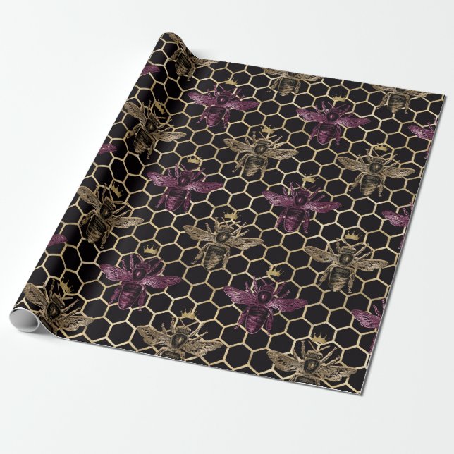Vacker Bisserie Design 18 Presentpapper (Utrullad)