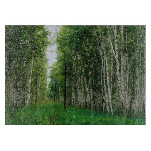 Vacker björkskogs skog (Framsidan)