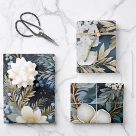 Vacker blå julmixtur