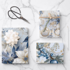 Vacker blå julmixtur