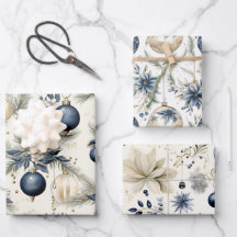 Vacker blå julmixtur