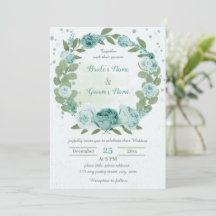 vacker blåa blommor greenery wandey bröllop