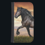 Vacker Black Horse Galaxy S4 Plånbok<br><div class="desc">Vacker Black Horse</div>