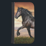Vacker Black Horse Galaxy S4 Plånbok<br><div class="desc">Vacker Black Horse</div>