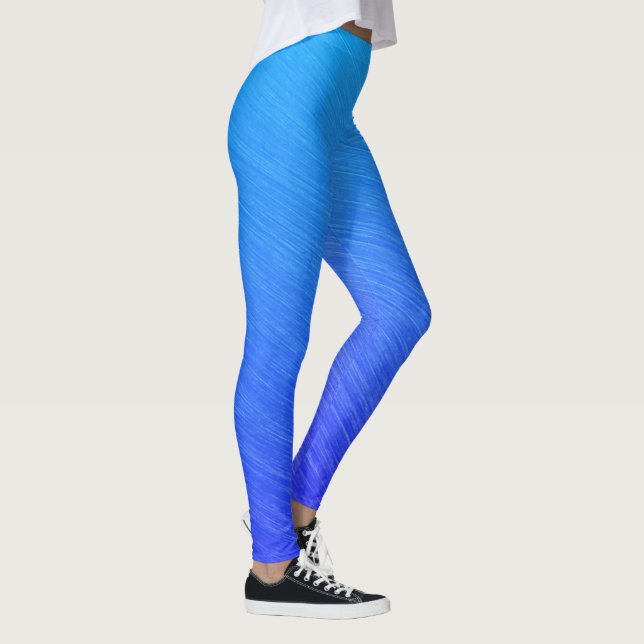 Vacker blandad blå leggings (Höger)