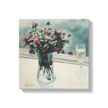Vacker blomkonst på canvas av Pola.B.Alex