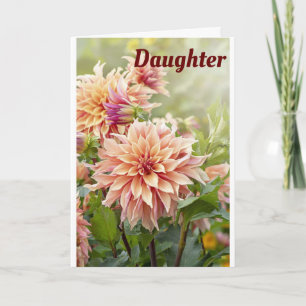**VACKER BLOMMA** FÖR VACKRA *DOTTER* KORT