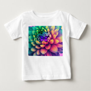 Vacker blomma t shirt