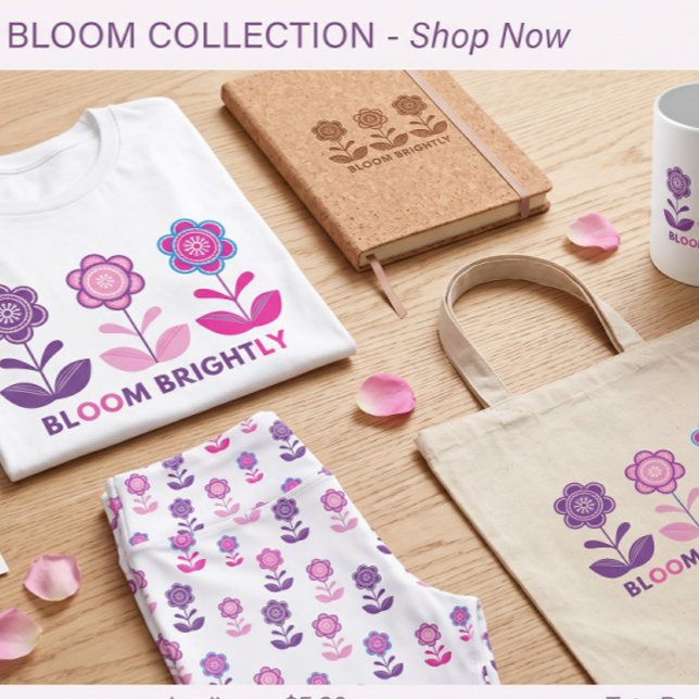 Vacker Blommande Design T-shirt (Skapare uppladdad)