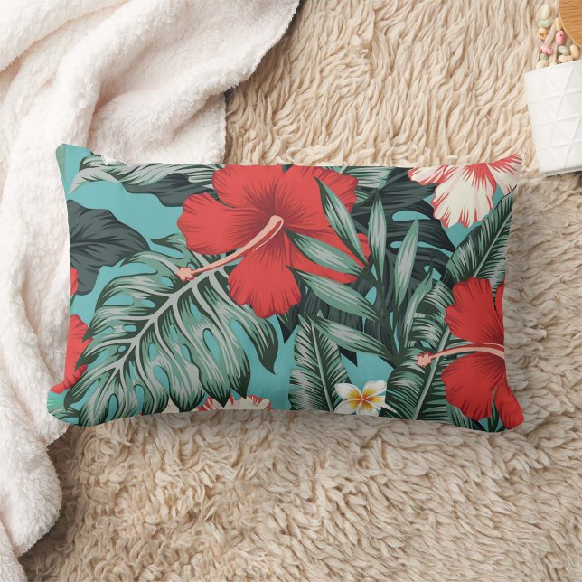 Vacker blommig dekorativ iögonfallande  lumbarkudde (Skapare uppladdad)