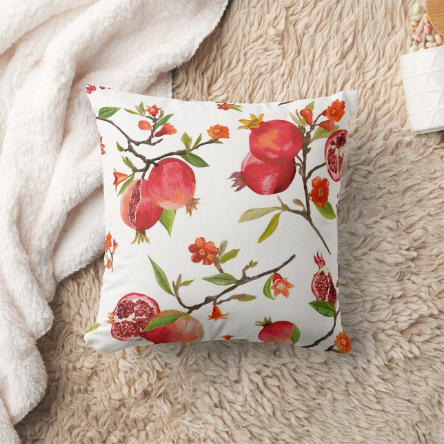 Vacker blommig dekorativt iögonfallande  kudde (Skapare uppladdad)