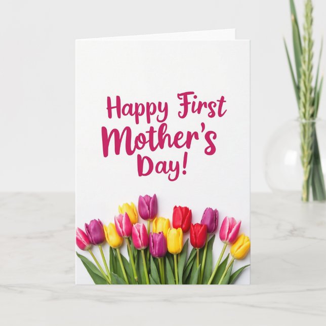 Vacker blommig gratulationskort kort (Framsida)