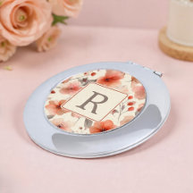 Vacker blommonogrammall Personlig
