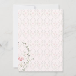 Vacker blomster  inbjudningar
