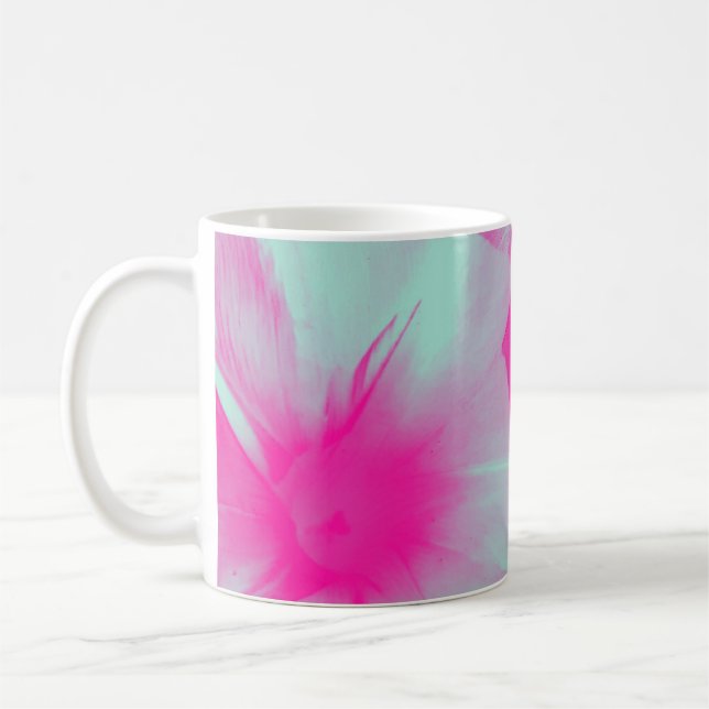 Vacker blomster  kaffemugg (Vänster)