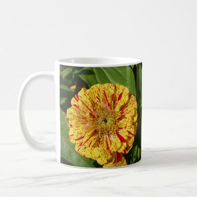 Vacker blomster kaffemugg (Vänster)