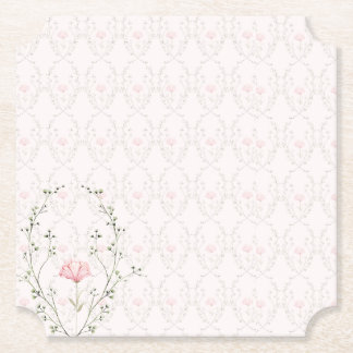 Vacker blomster  underlägg papper