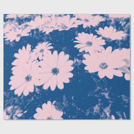 Vacker blomsterbild på insvepningspapper presentpapper