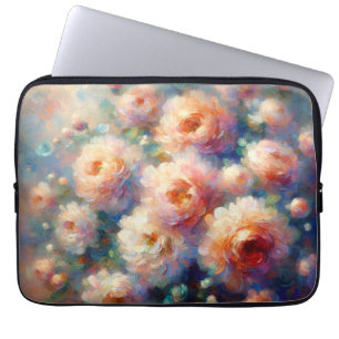 Vacker blomsterdesign för naturälskare laptop fodral