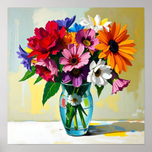 Vacker blomsterdesign poster