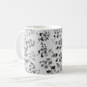 Vacker blomstergömma sömlös mönster forget-me-not kaffemugg