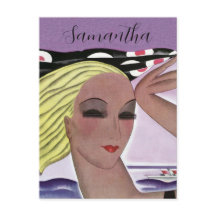 Vacker Blonde Dam (Personalize)