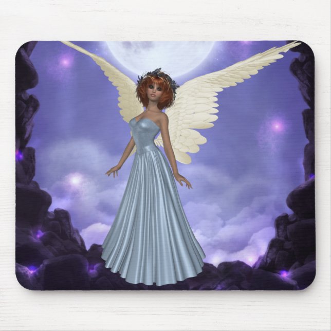 Vacker Blue Angel Mousepad Musmatta (Framsidan)