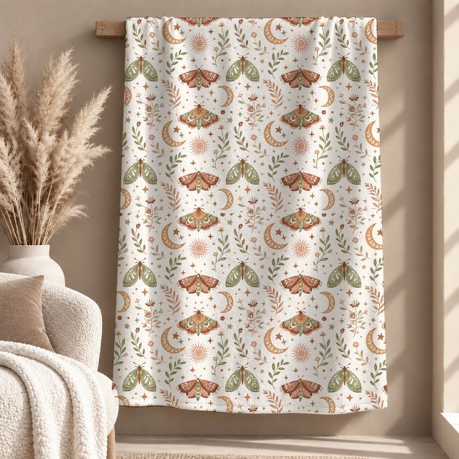 Vacker bohemisk regnbågsformad filt (Beautiful Bohemian Rainbow Shapes Blanket)