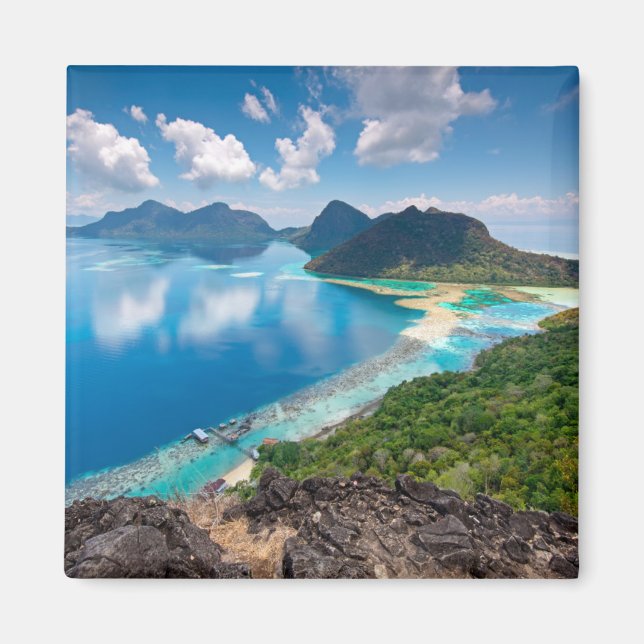 Vacker | Bohey Dulang-ön överst Magnet (Framsidan)