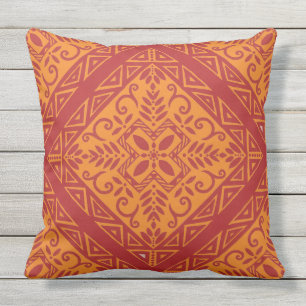 Vacker Boho Tile Pillow Kudde