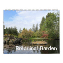 Vacker botanisk trädgård