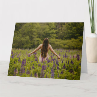 vacker boudoir med hälsningskort för gröntar kort