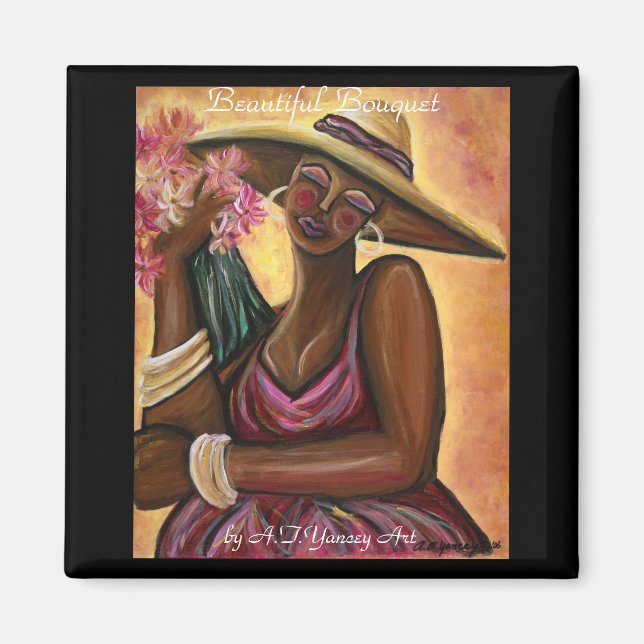 Vacker Bouquet Magnet (Framsidan)