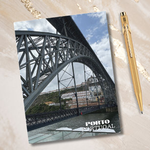 Vacker bro Porto Portugal Resefotografering Helg Vykort