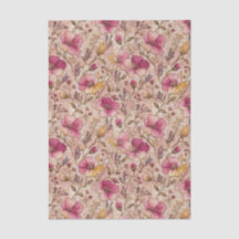 Vacker broderad rosblommotiv