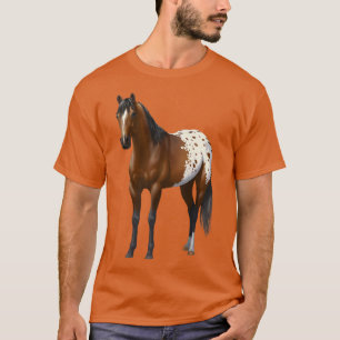 Vacker Brown Bay Appaloosa Horse Lover Gift Pre T Shirt