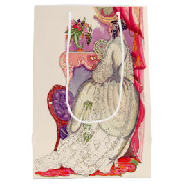 vacker brud i en vacker gåva