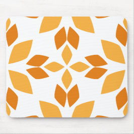 vacker brun blomkål mönster musmatta