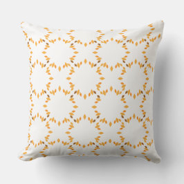 vacker brunkolskudde av blommönster kudde