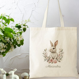 Vacker Bunny-eget namn Tygkasse