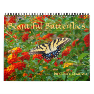 Vacker Butterflies-kalender Kalender